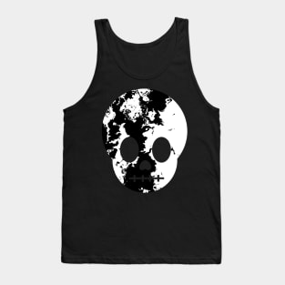 Fractured Skull (Black Background) Tank Top